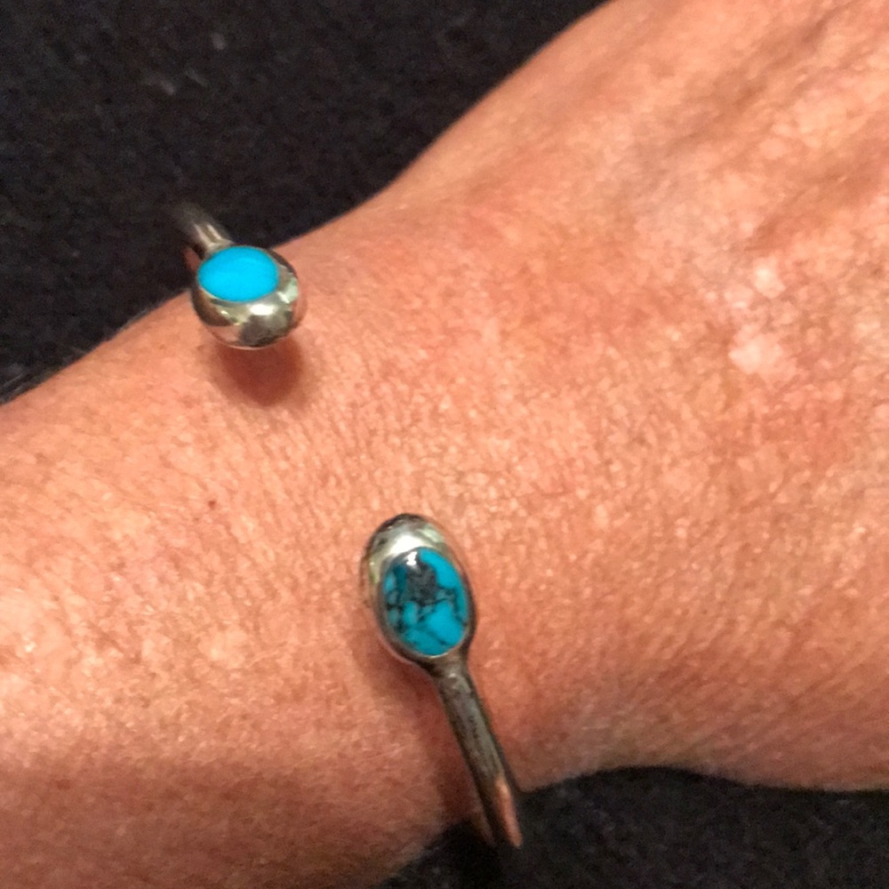 Sterling Silver and Turquoise Cuff Bracelet